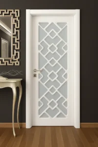 باب غرفة المعيشة الزجاجي
